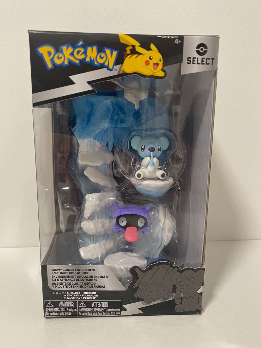 Pokemon Select Snowy Glacier Playset with Blue, White, Purple, Black